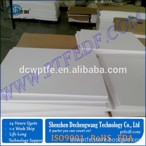 High temperature resistance molded teflon sheet